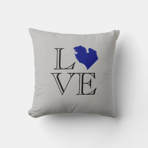Coussin Au coeur des Grands Lacs, Michigan