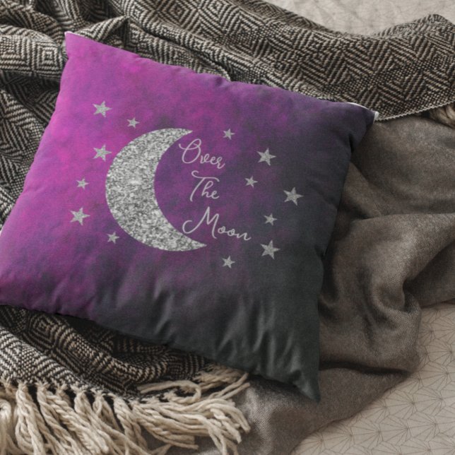 Coussin Au-Dessus Du Baby shower Lune (Créateur téléchargé)
