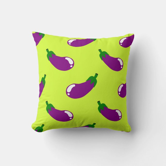 Coussin Aubergine (Recto)