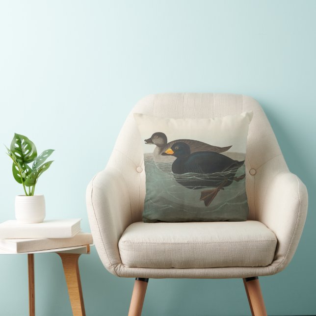 Coussin Audubon American Scoter Duck Classic (Chaise)