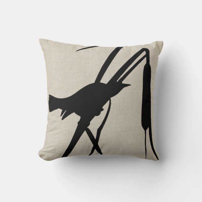 Coussin Audubon Silhouette II (Recto)
