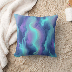 Coussin Aurore Boréale Tourbillon Lumières du Nord