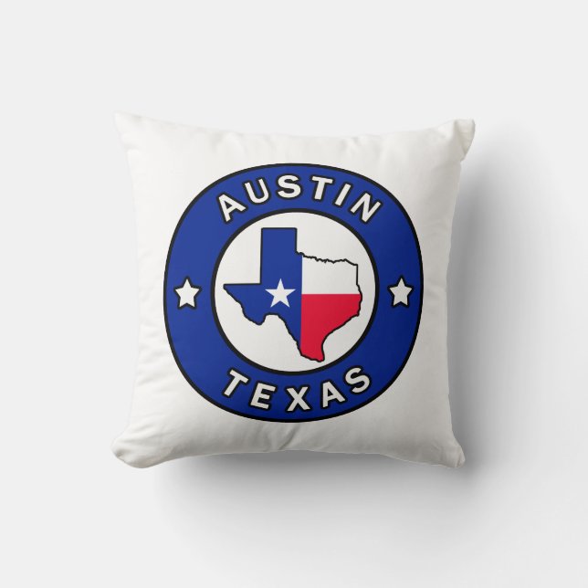 Coussin Austin Texas (Recto)