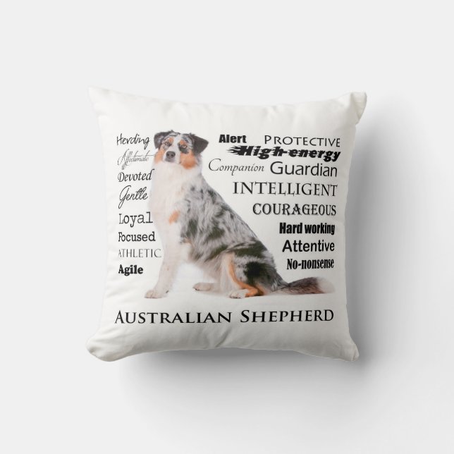 Coussin australien de traits (Recto)