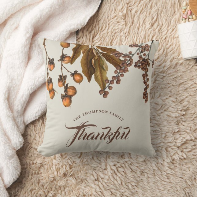 Coussin Automne Automne Remerciements et Bénédiction Aquar (Couverture)