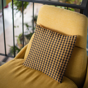 Coussin Automne Automne Simple Orange Buffalo Check