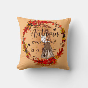 Coussin Automne Chaque Feuille Est Fleur