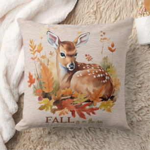 Coussin Automne Couleurs La chute est dans l'air Fawn Foli