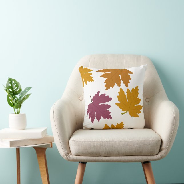 Coussin Automne Feuille (Chaise)
