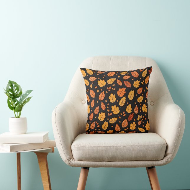 Coussin Automne Feuilles Automne Motif (Chaise)