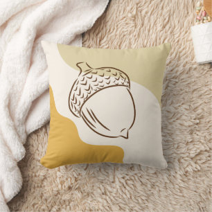 Coussin Automne Maïs Abstrait Automne Thanksgiving Cadeau
