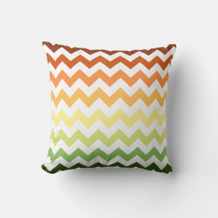 Coussin Automne moderne Chevron automne