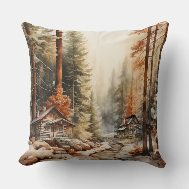 Coussin Automne Rustique (Recto)