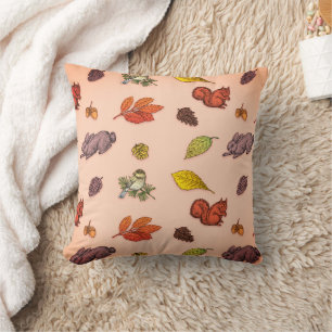 Coussin Automne Saison Automne Motif, Animal Nature Tendan