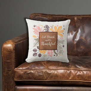 Coussin Automne Thanksgiving Botanical