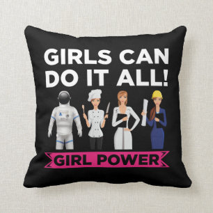 Coussin Autonomisation des femmes Égalité Puissante des 