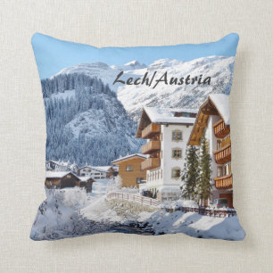 Coussin Autriche Lech am Arlberg Souvenir