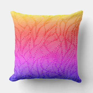 coussin aux couleurs vives