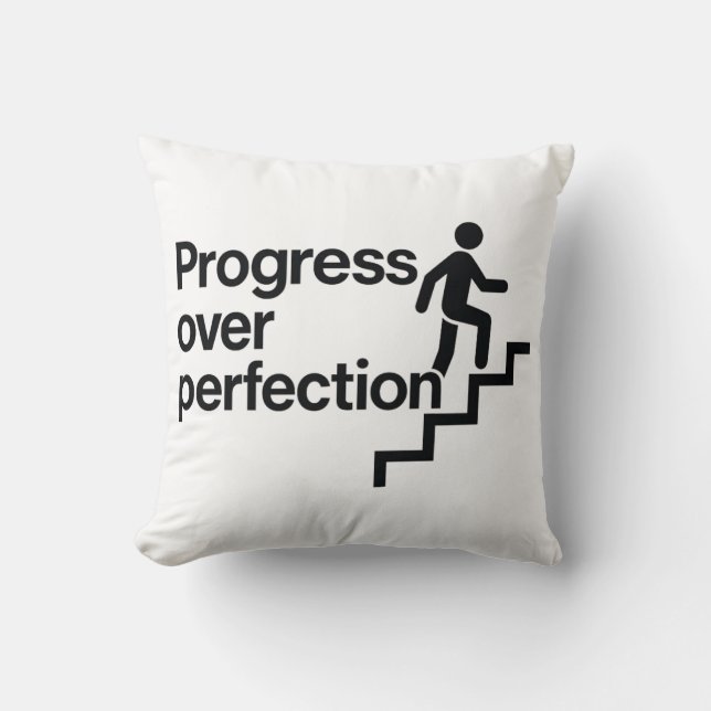 Coussin Avancer étape par étape (Recto)