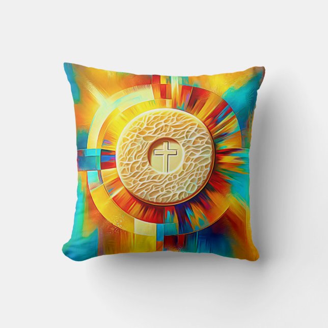 Coussin Avantgarde Communion Host Expressionist Effet (Recto)