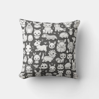 Coussin avec 20 animaux adorables différents