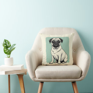 Coussin avec carlin