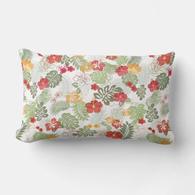 Coussin avec impression exotique (Recto)