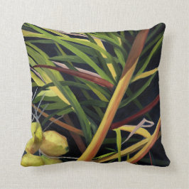 Coussin avec la conception tropicale