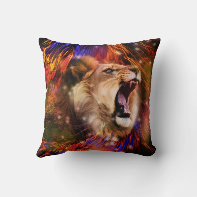 Coussin avec lion pour canapé (Verso)