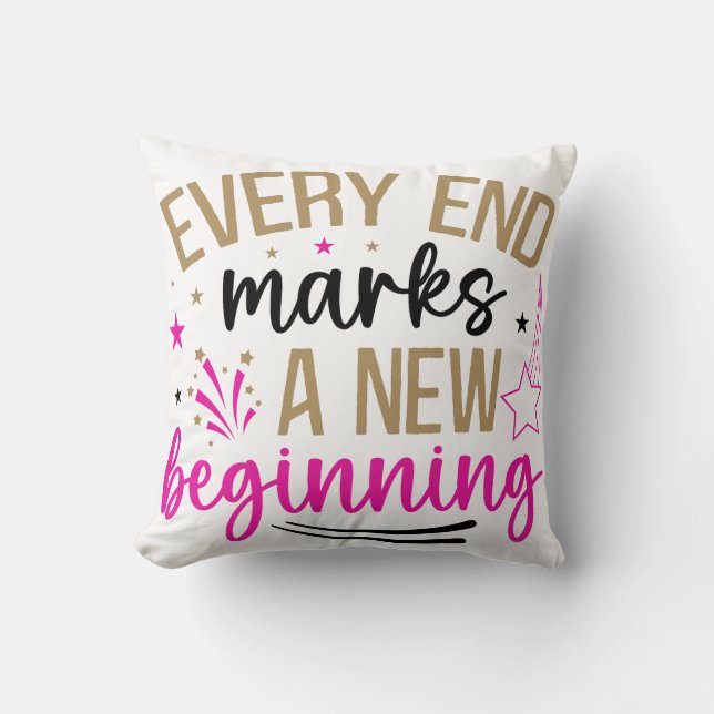 Coussin avec message Inspirant (Recto)
