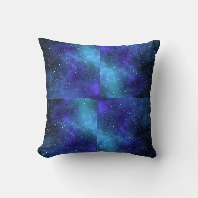 Coussin avec un mélange de quatre ciels de nuit (Recto)