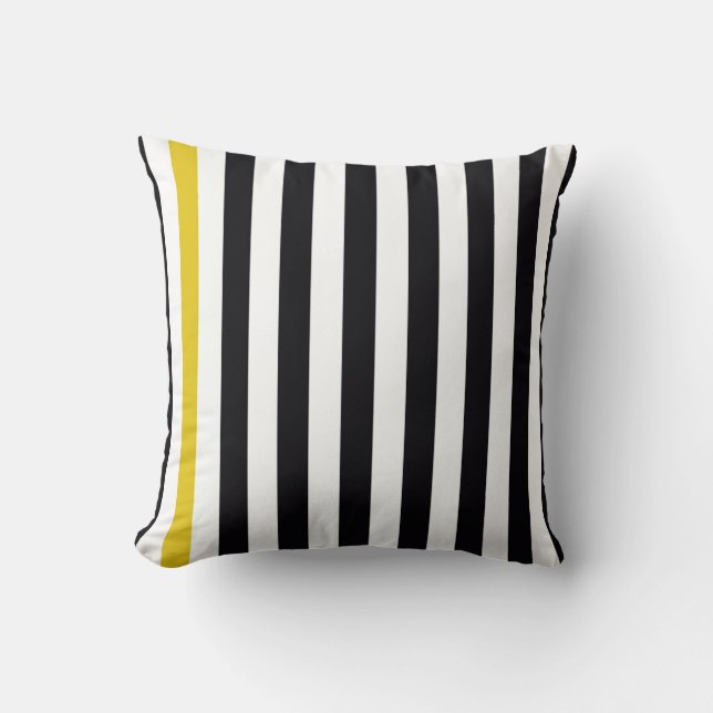 Coussin Avec une rayure jaune (Recto)
