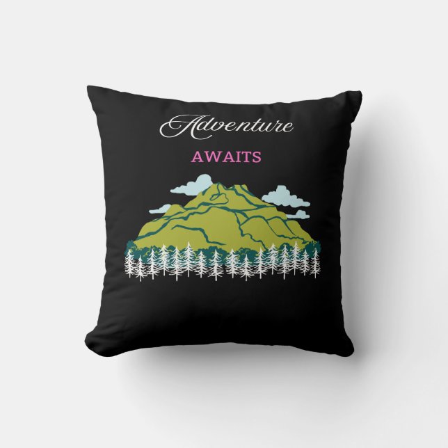 Coussin Aventure Attend (Recto)