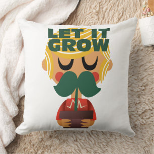 Coussin Aventure de croissance de moustache