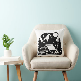 Coussin Aventure en camping