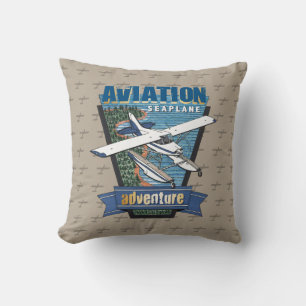 Coussin Aventure hydravion