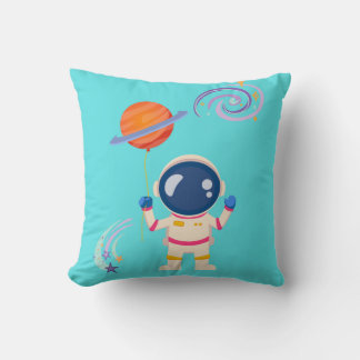 Coussin Aventures de dessins animés Spaceman.