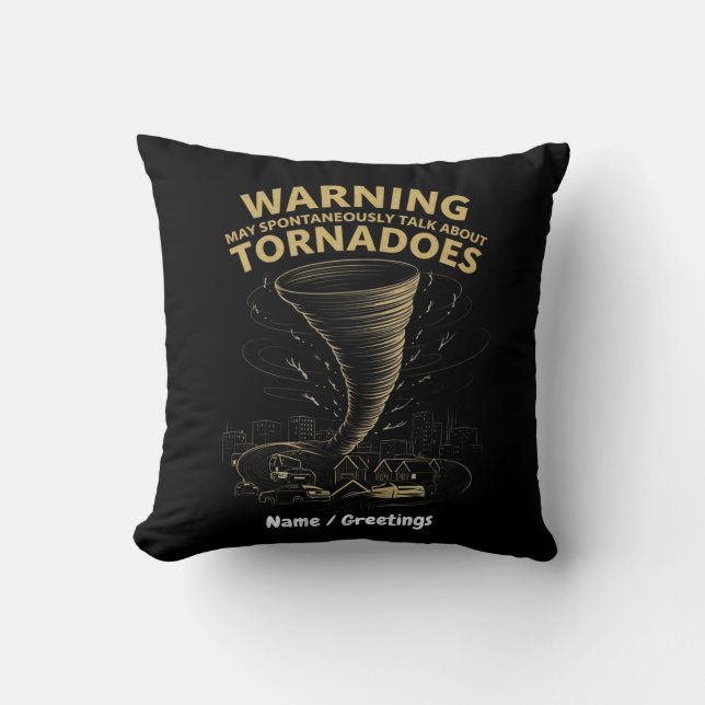 Coussin Avertissement Je Peux Parler Spontanément Des Torn (Recto)