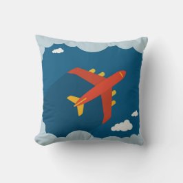 Coussin Avion dans le pilote de la crèche des enfants de