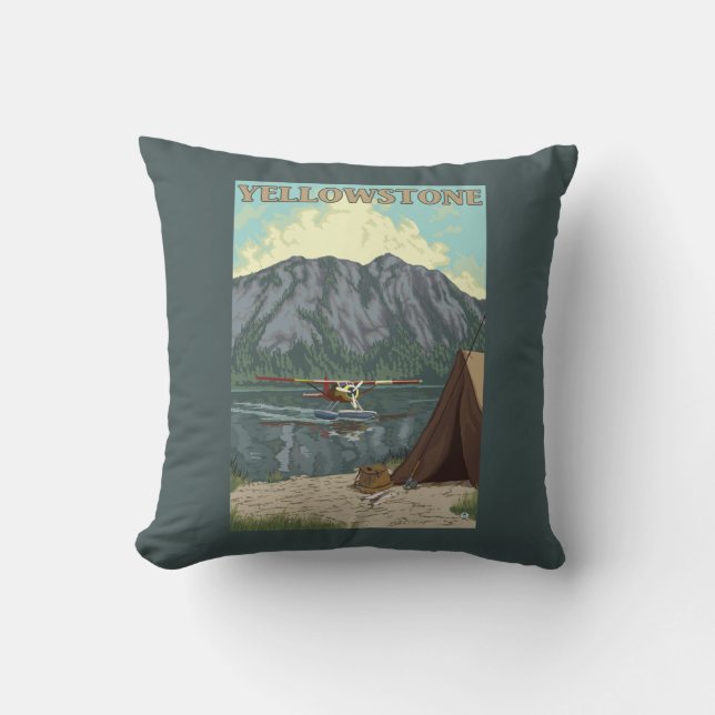 Coussin Avion de Bush et pêche - ressortissant de (Recto)