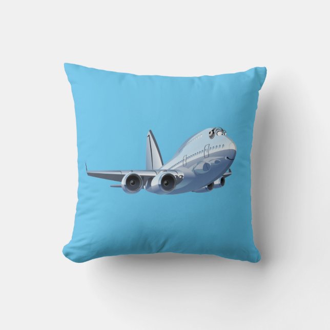 Coussin Avion de dessin (Recto)