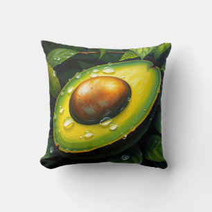 Coussin Avocado bio à l'huile de pluie avec Dewdrops