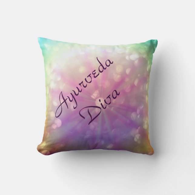 Coussin Ayurveda Diva holistique (Recto)