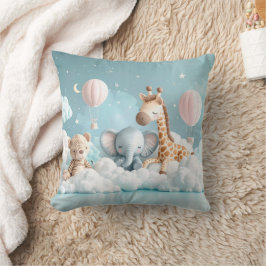 Coussin Baby Giraffe avec tous ses amis