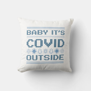 Coussin Baby It's Covid Dehors
