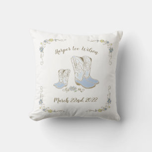 Coussin Baby shower Cowboy