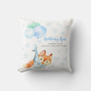 Coussin Baby shower Fox de livraison spéciale