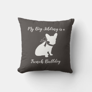 Coussin Baby shower français de Bulldog