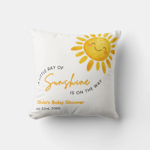 Coussin Baby Shower Un Petit Rayon de Soleil