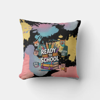 Coussin Back to School